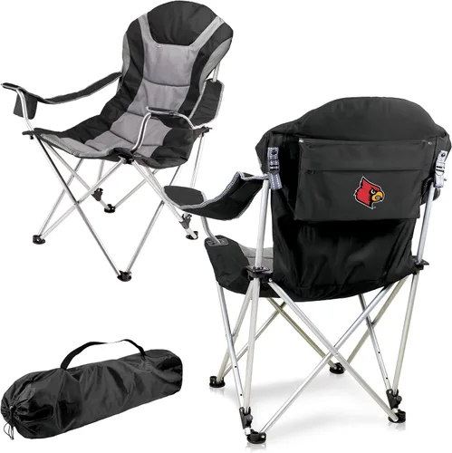 Vista 57 de Picnic TIME NCAA Arkansas Razorbacks Reclining Camp Chair - Beach Chair for Adults - Sports Chair with Carry Bag