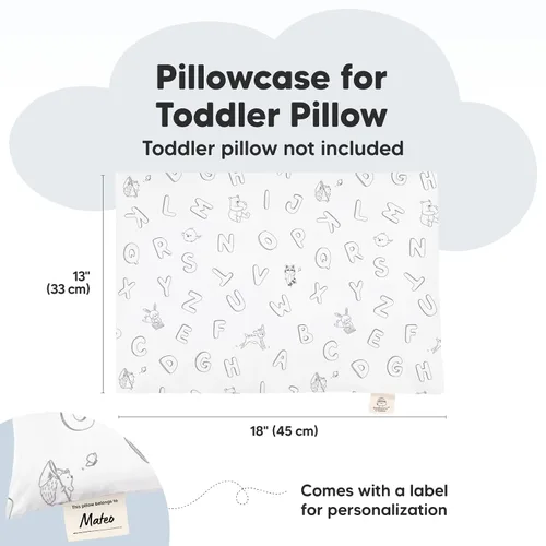 Vista 2 de KeaBabies Funda de almohada para niños pequeños de 13 x 18 pulgadas, funda de almohada de algodón orgánico para niños, niñas, funda de algodón suave