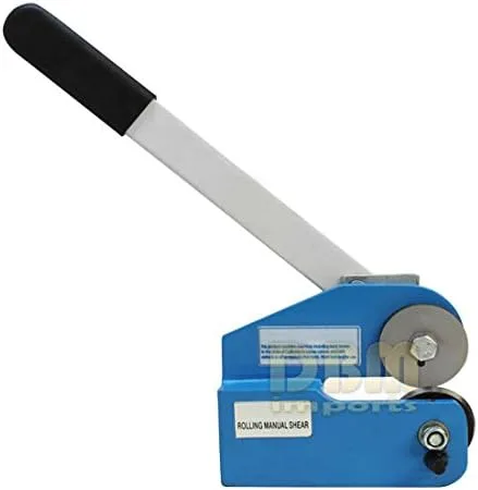 Vista 2 de Mini 0.059 in THROATLESS ROTARY SHAR PLATE CUTTER Sheet Metal Cutter Cut Roll