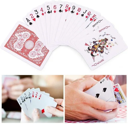 Vista 3 de 2-24 mazos de cartas de cartas de póquer índice estándar de tamaño (2 unidades)