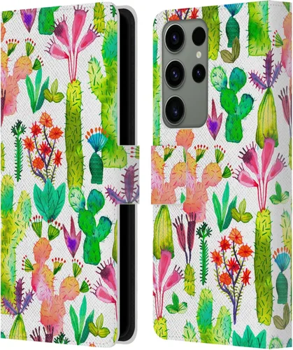 Vista 97 de Head Case Designs Officially Licensed Ninola Brushstrokes Black Summer Patterns Leather Wallet Case Compatible with Samsung Galaxy A07 4G