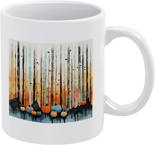 Vista 9 de Coffee Mug Happy Halloween Pumpkin Gnomes Truck Love Cat Bat Ghost Spider Web Ceramic Mugs Happy Halloween Funny Gifts Ideas For Mama Mommy