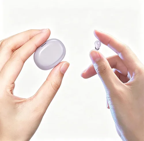 Vista 9 de Invisible Mini Auriculares Inalámbricos Bluetooth 5.4 en Auriculares de Blanco