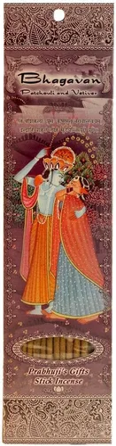 Vista 6 de Prabhuji's Gifts Ganga - Varillas de incienso espiritual enrolladas a mano de la India, varillas aromáticas, incienso en barra para meditación