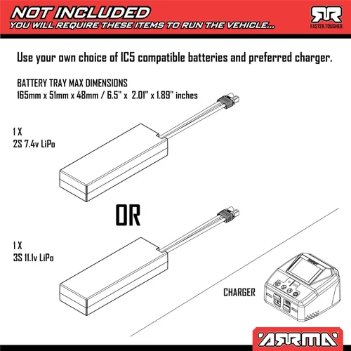 Vista 2 de ARRMA Camión RC 1/10 SENTON 4X4 223S BLX sin escobillas, camión de curso corto RTR (batería y cargador no incluidos) con DSC, azul, ARA4303V4T3