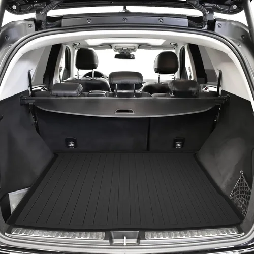 Vista 9 de Forro de carga prémium para Mercedes-Benz GLE 2016-2019 – 100% de protección, alfombrilla de maletero de automóvil de ajuste personalizado