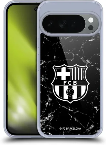 Vista 10 de Head Case Designs Funda de gel con licencia oficial del FC Barcelona Barca Crest Patterns [protección de grado militar] compatible con Google Pixel 3