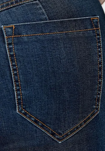Vista 4 de Ellos Jeans elásticos con corte de bota de talla grande para mujer