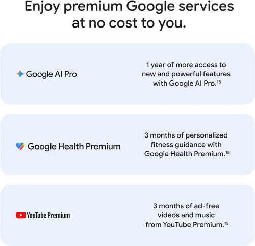 Vista 15 de [Usado] Google Pixel 10 Pro XL - Smartphone Android desbloqueado - Asistente Gemini AI, sistema de cámara trasera triple, batería de carga rápida