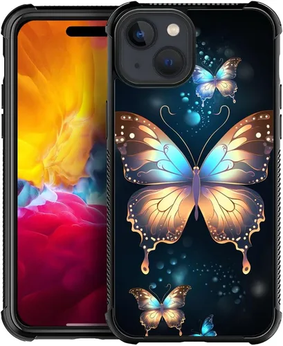 Vista 344 de Funda compatible con iPhone 8, a prueba de golpes, antiarañazos, bandera de ciervos de cola blanca de grano de madera estadounidense