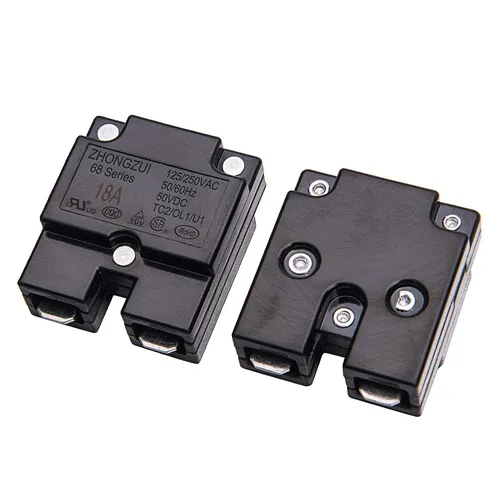 Vista 2 de weelye 2 unids 18A 125/250Vac 50Vdc relé de reinicio automático interruptor térmico disyuntor protector de sobrecarga de corriente para niños montar