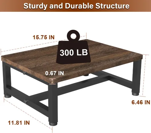 Vista 2 de Taburete de Paso de Madera para Niños Pequeños, Niños y Adultos, Taburetes de Paso Resistentes con Capacidad de Carga de 300 Libras, Taburete