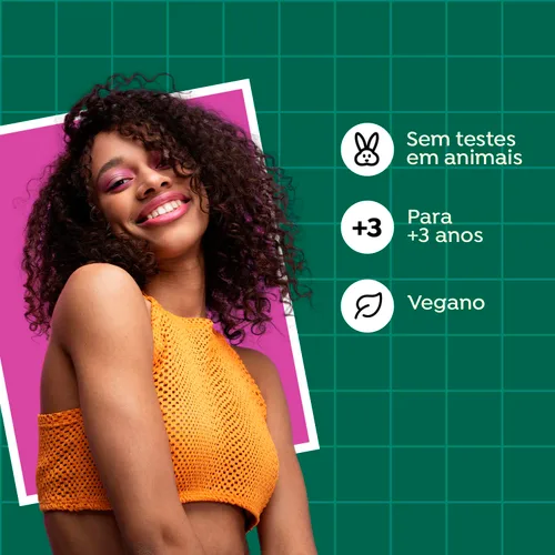 Vista 4 de Salon Line - Linha Creme para Pentear (Niños) - Cachinhos Sem Nos 1000 Gr - (Crema Peinadora (Niños) - Red de Eliminación de Nudos 35.27 Oz)
