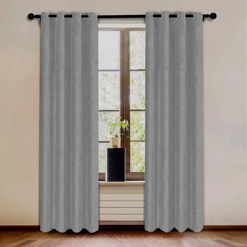 Vista 13 de KEMCO Panel de cortina opaca de felpilla de doble cara para sala de estar, dormitorio, dormitorio, sala de estar, oficina, con aislamiento térmico