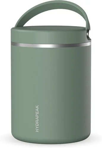 Vista 9 de Hydrapeak Tarro de alimentos aislado al vacío de acero inoxidable de 18 onzas para alimentos calientes y alimentos fríos, tarro de sopa a prueba