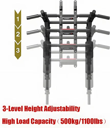 Vista 10 de HAKENO Multifunctional Wall Mounted Pull Up Bar/Chin Up bar,Dip Station for Indoor Home Gym Workout,Power Tower Set Gym Equipment 800LBS