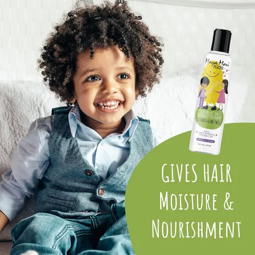 Vista 7 de Maya Mari Acondicionador y crema para rizos para niños Juego de tratamiento desenredante y alisador para el cabello Productos para el cabello