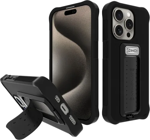 Vista 104 de Scooch Wingman - Funda con soporte de patas para iPhone 11 [Protección contra caídas de 10 pies] [Soporte de dos vías] Cubierta protectora, funciona