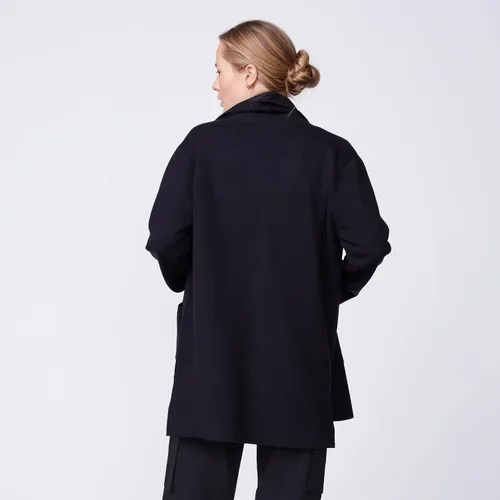 Vista 5 de Cárdigan de punto súper suave para mujer bolsillos laterales grandes suave y cómodo