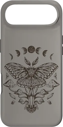Vista 27 de Fairy Grunge Fairycore Aesthetic Goth Luna Moth Mushroom Case for iPhone 17