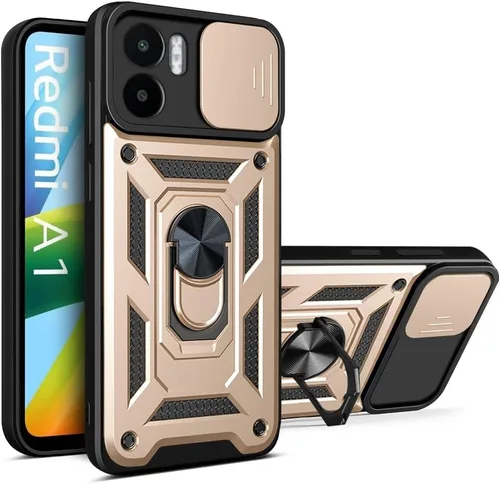 Vista 84 de Compatible con Tecno Camon 18P Bracket Shell, Slide Camera Lens Cover Case Azul