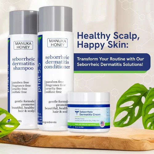 Vista 7 de pHat 5.5 Crema Hidratante para Dermatitis Seborreica y Loción Facial para Mujeres - Crema Calmante para el Enrojecimiento de Cara y Cuerpo - Crema