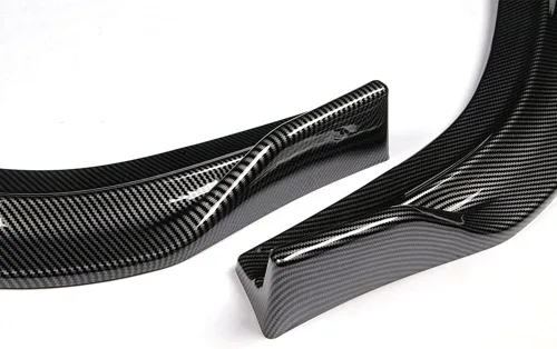 Vista 3 de Borde de parachoques delantero compatible con Honda Civic 2006-2008 de 4 puertas/sedán, alerón de parachoques delantero, kit de cuerpo de barbilla