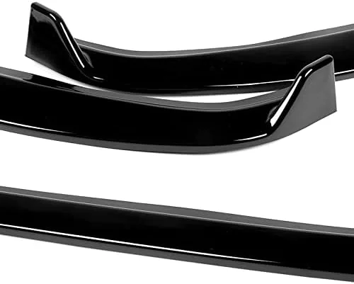 Vista 7 de Kit de 3 piezas de parachoques delantero compatible con Lexus IS300 2001-2005, alerón de protección con moldura divisora estilo STP, difusor de aire