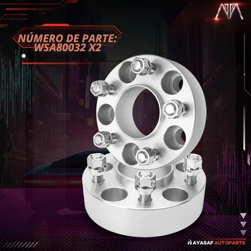 Vista 3 de Espaciadores espaciadores de rueda centrales [1.5 pulgadas de grosor, paquete de 2, 5 orejetas] para Ford Mustang/Ranger/Explorer/Crown