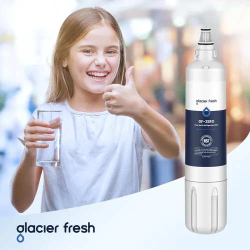Vista 8 de GLACIER FRESH Repuesto para filtro de agua 4204490 y cartucho de purificación de aire 7007067, compatible con Sub-Zero 4204490, filtro de agua