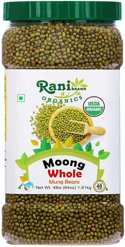 Vista 16 de Rani Moong Dal (frijoles mung partidos sin piel) Lentejas indias 14 oz (400 g) ~ Todo natural Apto para celíacos Sin OGM Kosher Vegano