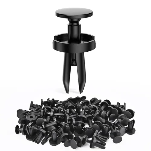 Vista 9 de Nilight Kit de tornillos para matrícula, tornillos de acero inoxidable con tuercas de nailon para sujetar placas delanteras y traseras