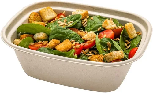 Vista 8 de Restaurantware Solo tapas: tapas de cúpula de plástico Pulp Tek, 100 tapas desechables para contenedores, los contenedores se venden por separado