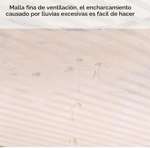 Vista 8 de Rejilla de secado de hierbas, red plegable de malla colgante de 3 capas con cremallera, secadora de malla para secar hierbas, verduras, frutas
