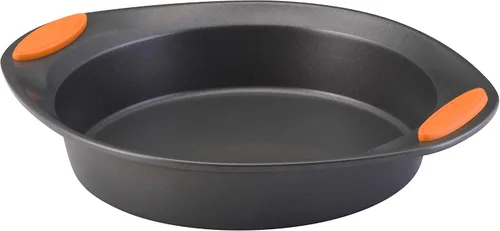 Vista 2 de Recipientes para horno Rachael Ray, set de 5 piezas antiadherentes, Bakeware Set, 5-piezas, Anaranjado