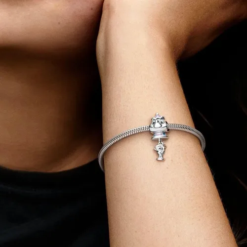 Vista 7 de Ouroyea Charm 925 Sterling Silver Pendant,Girl Jewelry Beads Gifts for Women Bracelet&Necklace
