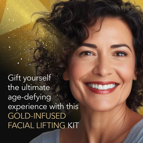 Vista 7 de Cicatricure Gold Lift, paquete de regalo de crema de día y noche, crema antiarrugas para mujeres, crema facial antienvejecimiento, hidratante