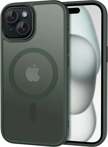 Vista 25 de CACOE Funda magnética para iPhone 12 y iPhone 12 Pro de 6.1 pulgadas - Compatible con MagSafe y soporte magnético para teléfono en el automóvil,