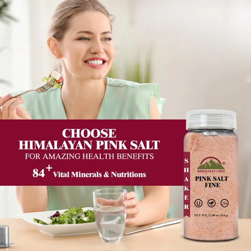 Vista 6 de Himalayan Chef - Sal rosa, salero, 12.50 onzas