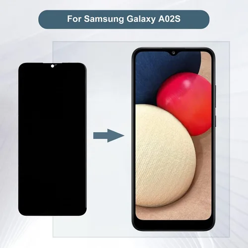 Vista 6 de Pantalla LCD compatible con Samsung Galaxy A02S SM-A025F SM-A025G 6.5 "Pantalla LCD Asamblea de pantalla táctil con herramientas