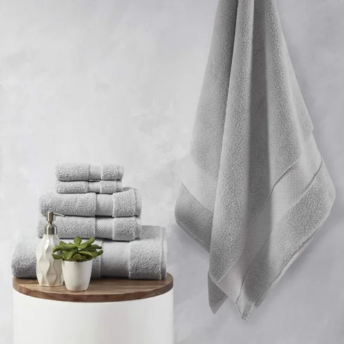 Vista 10 de Madison Park Signature Splendor - Juego de toallas de baño de lujo 100% algodón, suave, felpa de 1000 GSM, pesadas, calidad de hotel, cero torsión