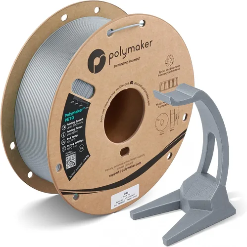 Vista 26 de Polymaker Filamento PETG de 0.07 in, 2.2 lbs, marrón militar Marrón (Army Brown)