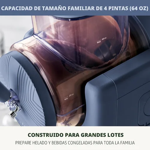 Vista 8 de GreenPan Frost, máquina para hacer helados y máquina para hacer slushies, helado suave, sorbete, margaritas, batidos, yogur helado, sin necesidad