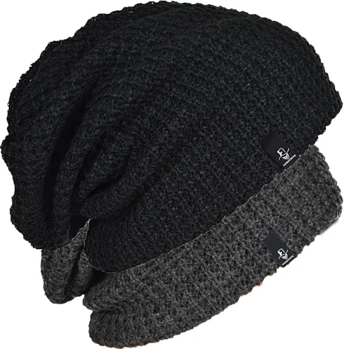 Vista 14 de FORBUSITE Gorro de punto largo holgado para hombre para verano e invierno, de gran