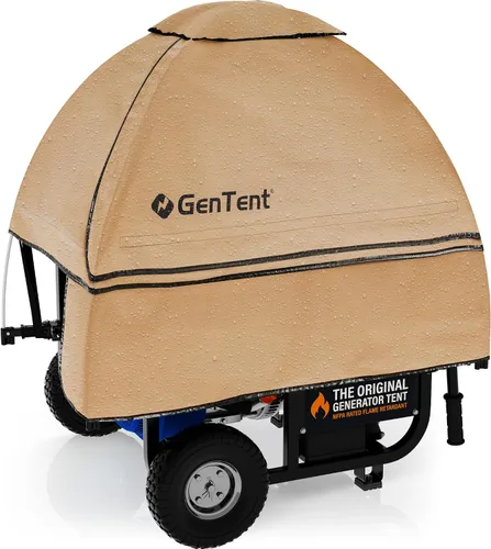 Vista 12 de GenTent 10k: Cubierta de funcionamiento del generador de la tienda, kit universal, generadores portátiles de 3000 w - 10000 w Beige