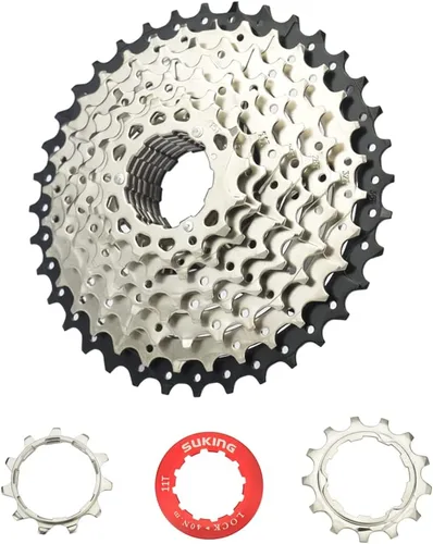 Vista 22 de CYSKY Casete de 11 velocidades 11-25T/11-28T/11-32T/11-36T/11-40T/11-42T/11-46T/11-50T/11-52T Compatible con Shimano/Sunrace/Sram Bike Freewheel