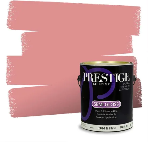 Vista 20 de Prestige Paints Pintura exterior e imprimación en uno, 1 galón, plano, coincidencia comparable de Valspar* Amber Rose*