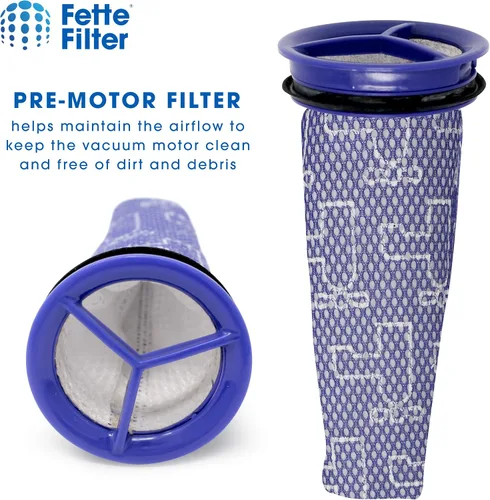 Vista 3 de Fette Filter - Juego de filtros de vacío compatibles con Dyson Small Ball UP15, Small Ball Multi Floor y Small Ball Pro. Comparar con la parte #