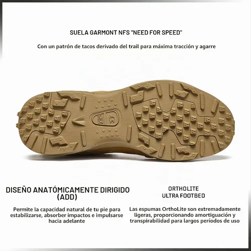 Vista 3 de GARMONT Botas de combate TACTICAL T8 NFS 670 Suede