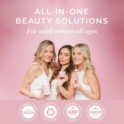 Vista 7 de Swedish Collagen - Colágeno Deluxe 16.9 fl oz + Polvo Puro I 12500 mg Colágeno Marino (Tipo I y III) I Colágeno Marino Líquido y Polvo